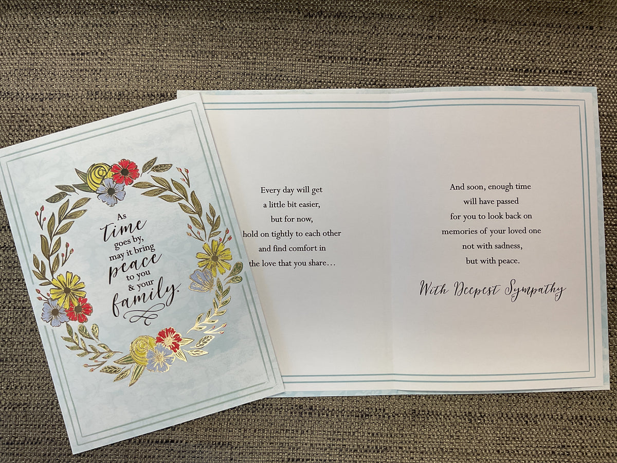 You & Your Family Sympathy Card