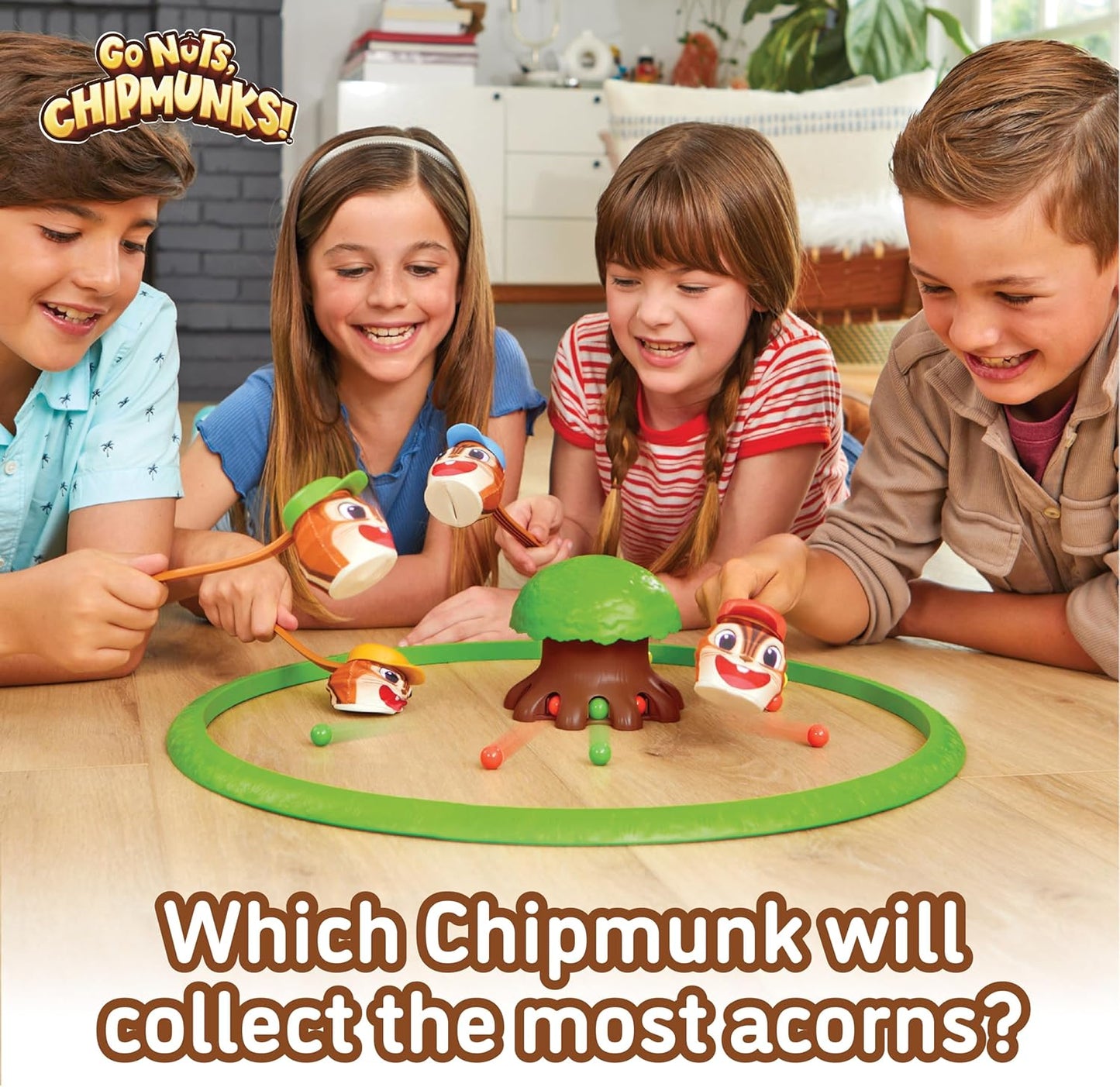 Go Nuts, Chipmunks! Acorn Collecting Family Game