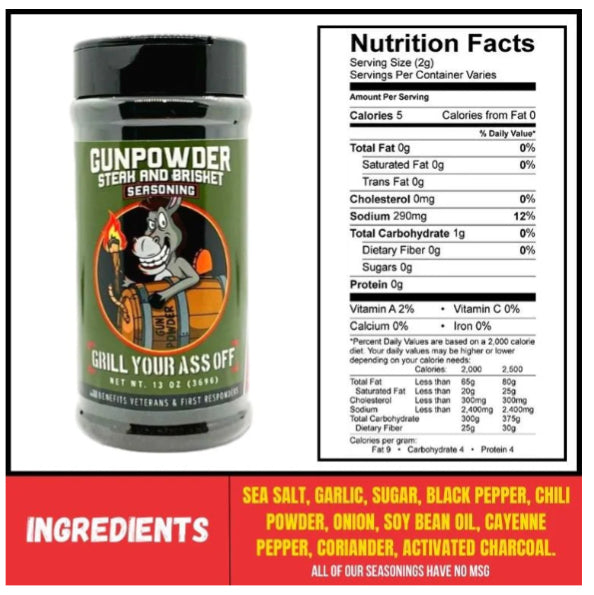 Gunpowder Steak & Brisket Seasoning