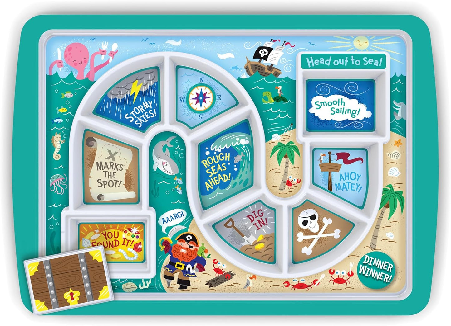 Kid's Dinner Tray - Pirate