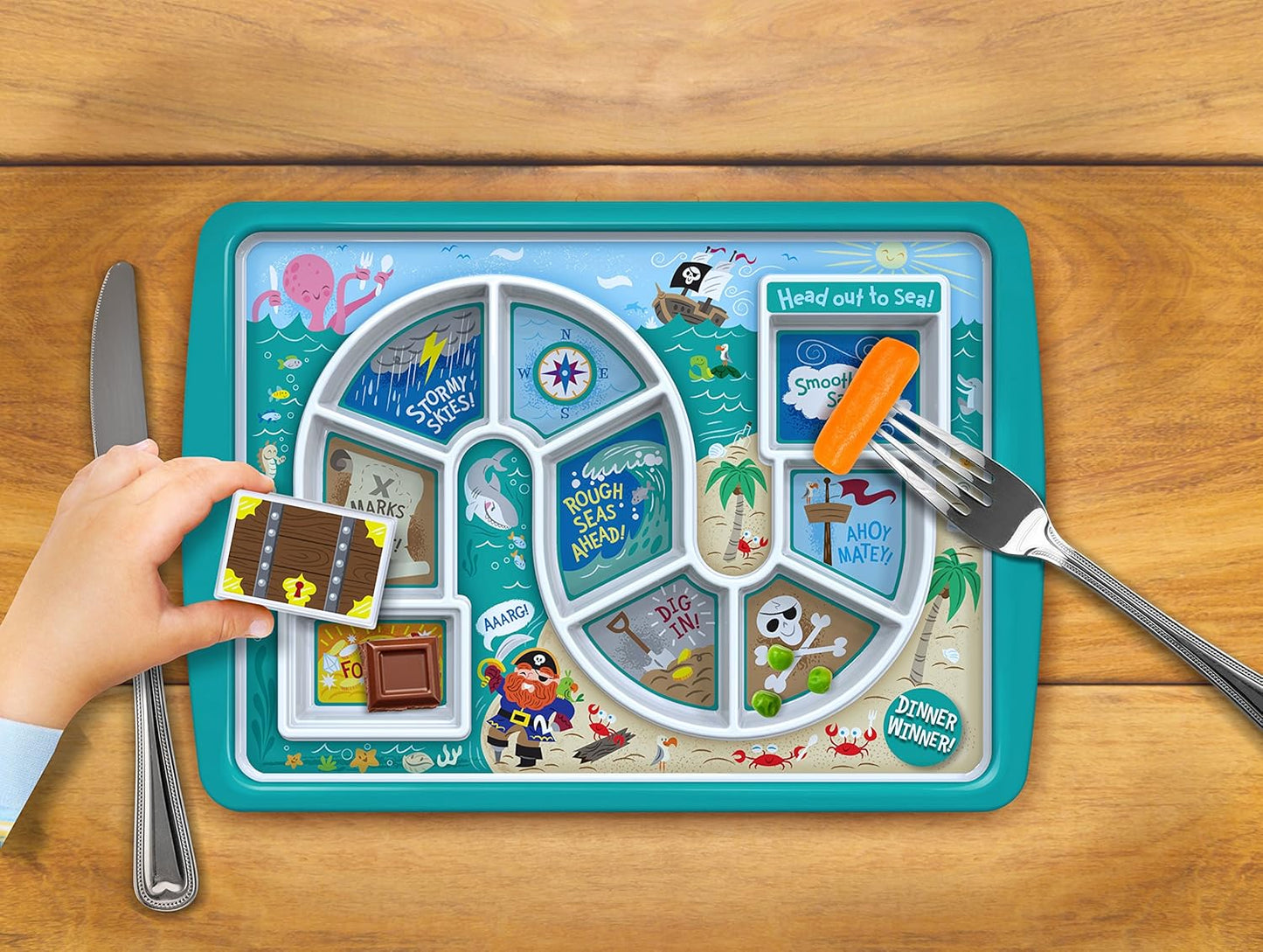 Kid's Dinner Tray - Pirate