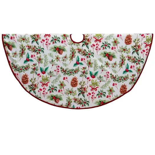Velvet Print Tree Skirt
