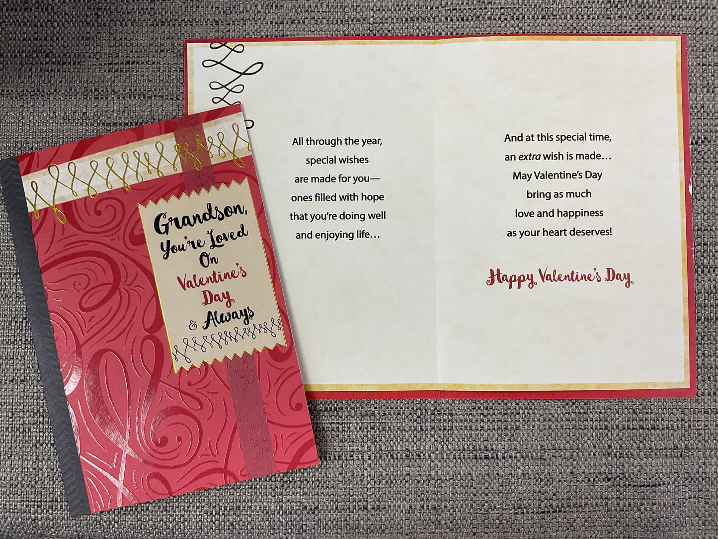 Valentine’s Day Card - Grandson