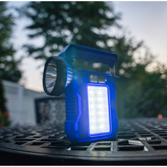 Solar Dual Flashlight & Work Light
