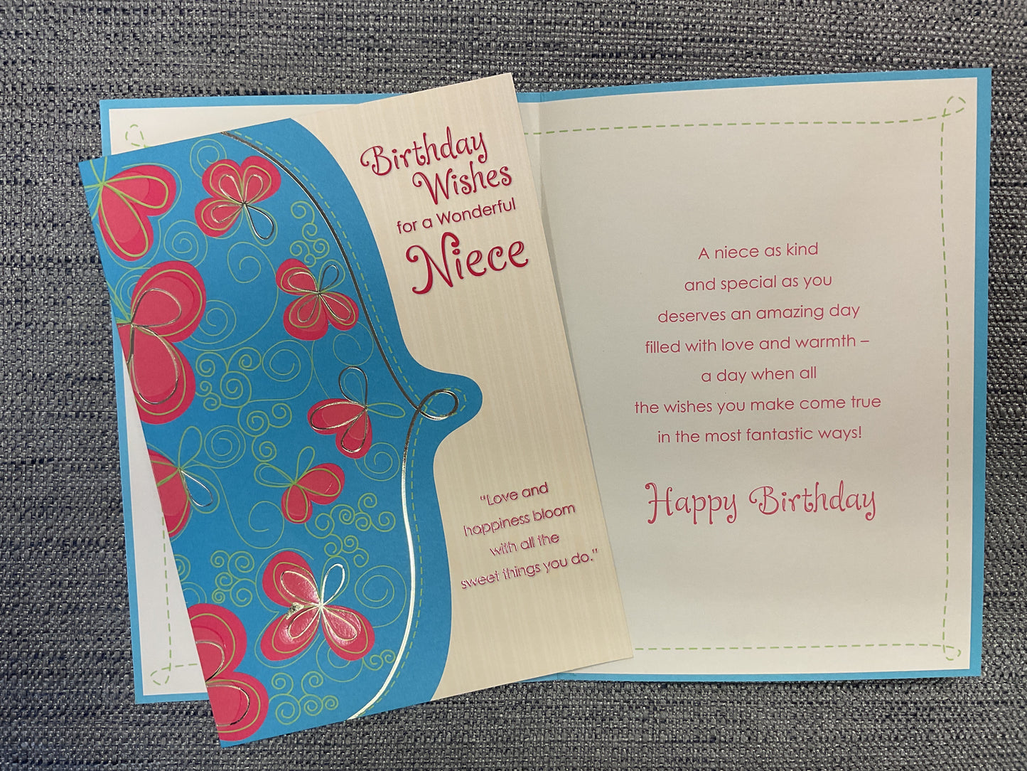 Niece Birthday Card