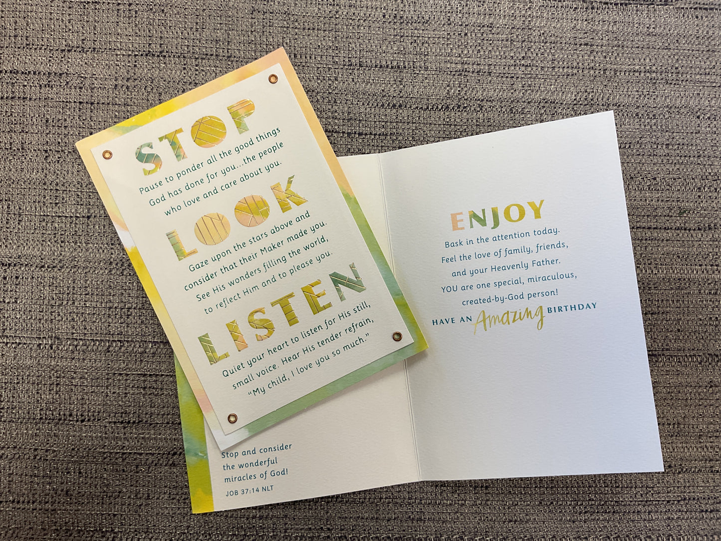 Religious Birthday Card