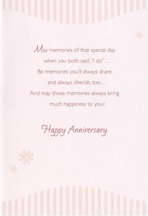 Anniversary Niece & Husband