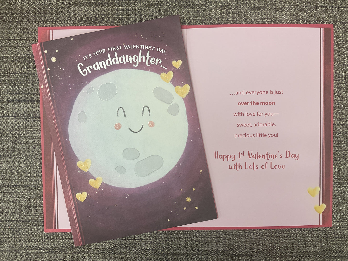 Granddaughter 1st Valentine’s Day Card