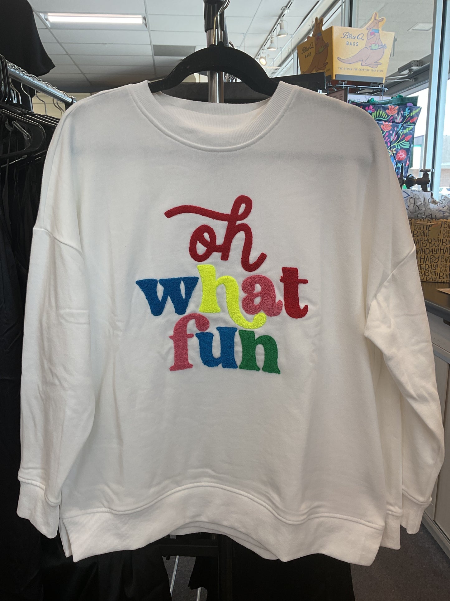 Oh What Fun Knit Graphic Sweat