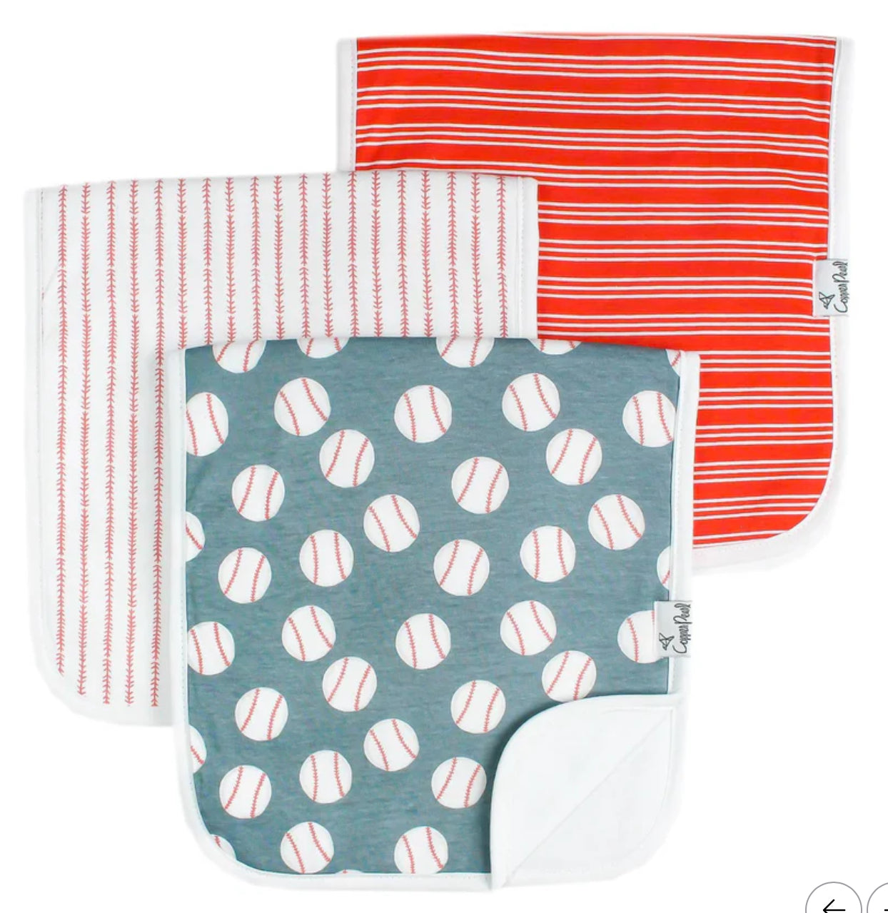 Copper Pearl Premium Burp Cloths