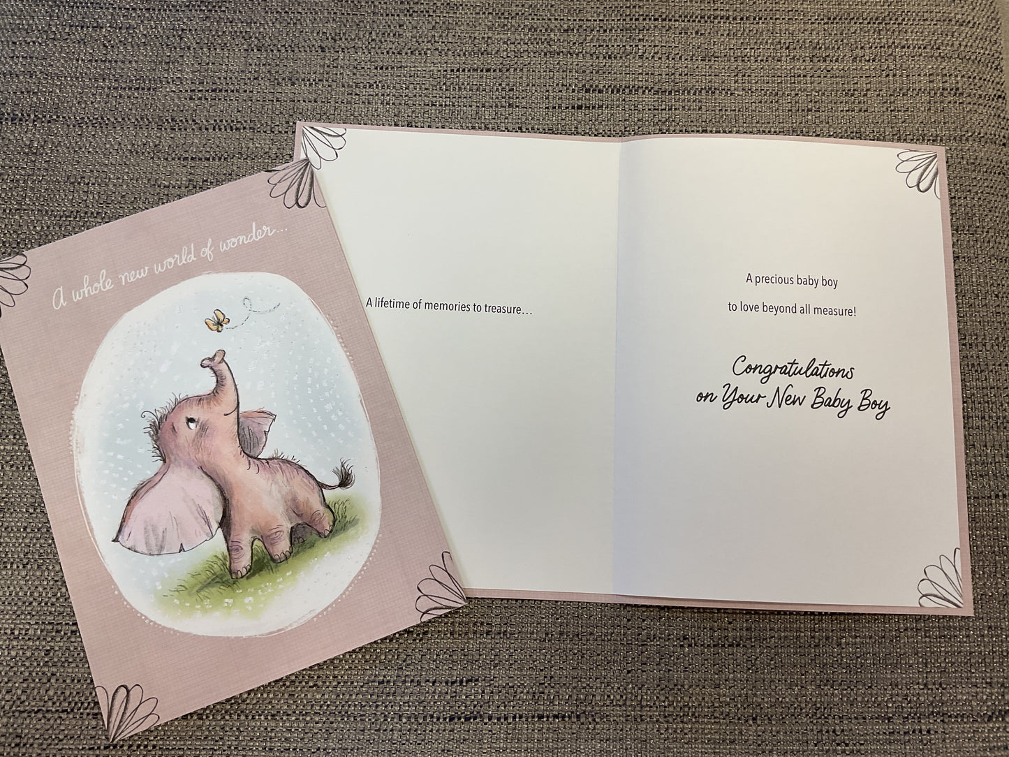 New Baby Boy Card