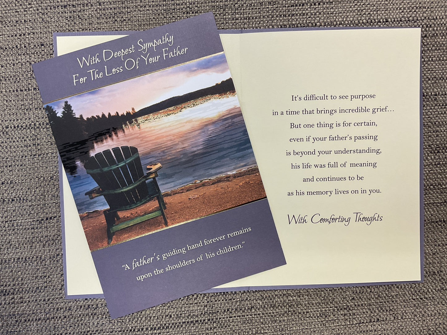Loss of Father Sympathy Card