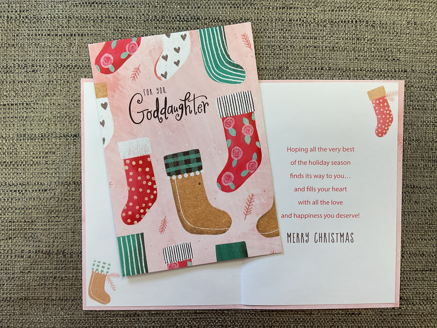 Goddaughter Christmas Card