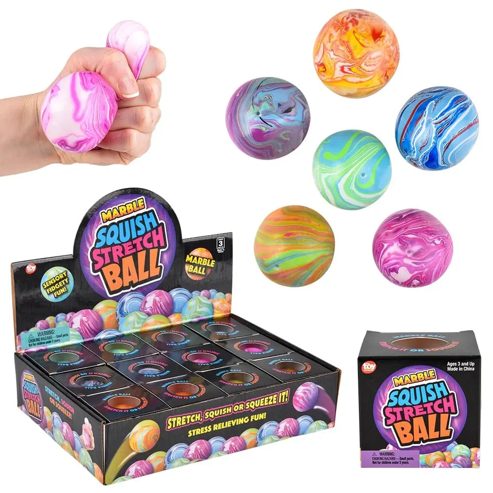 Squish and Stretch Marbleized Gummi Ball