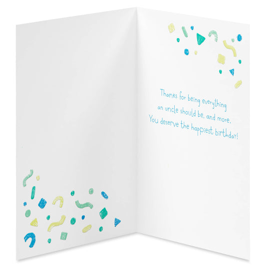 Birthday Card for Uncle (Good Man, Awesome Uncle)