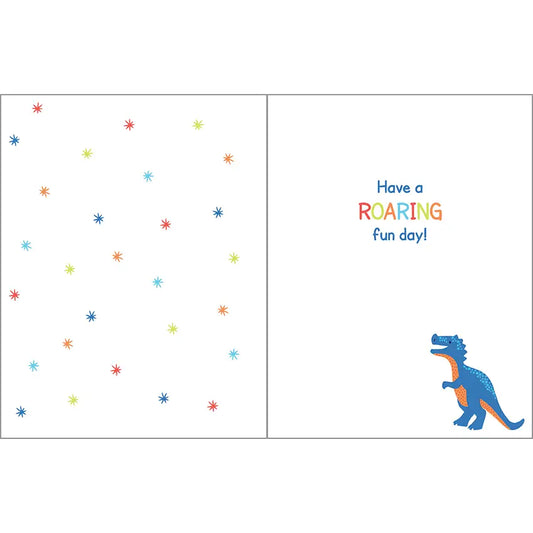 Birthday Greeting Card - Birthday Dino-Kids