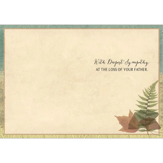 Love of A Father - Sympathy Loss of Father Card