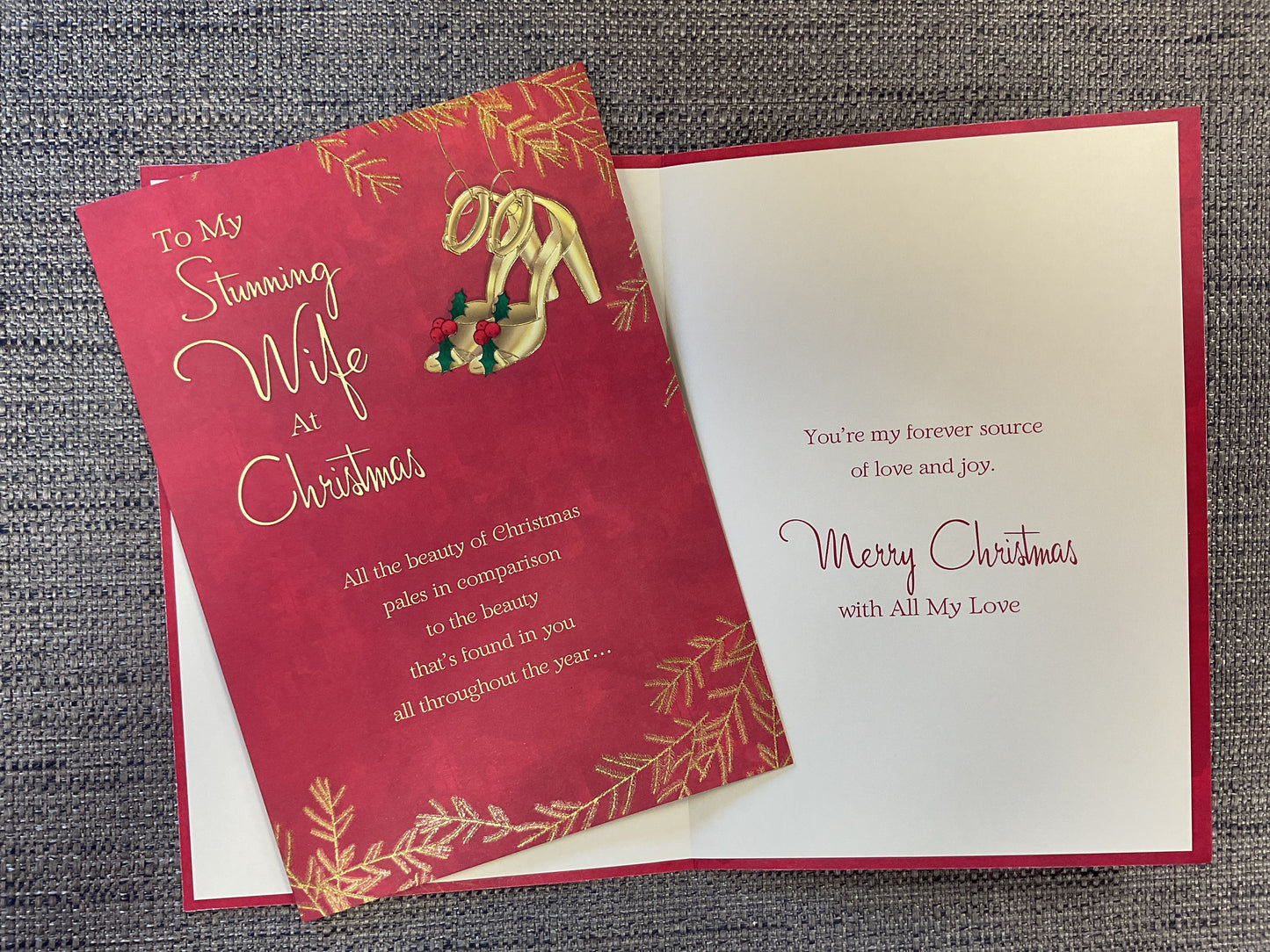 Wife Christmas Card