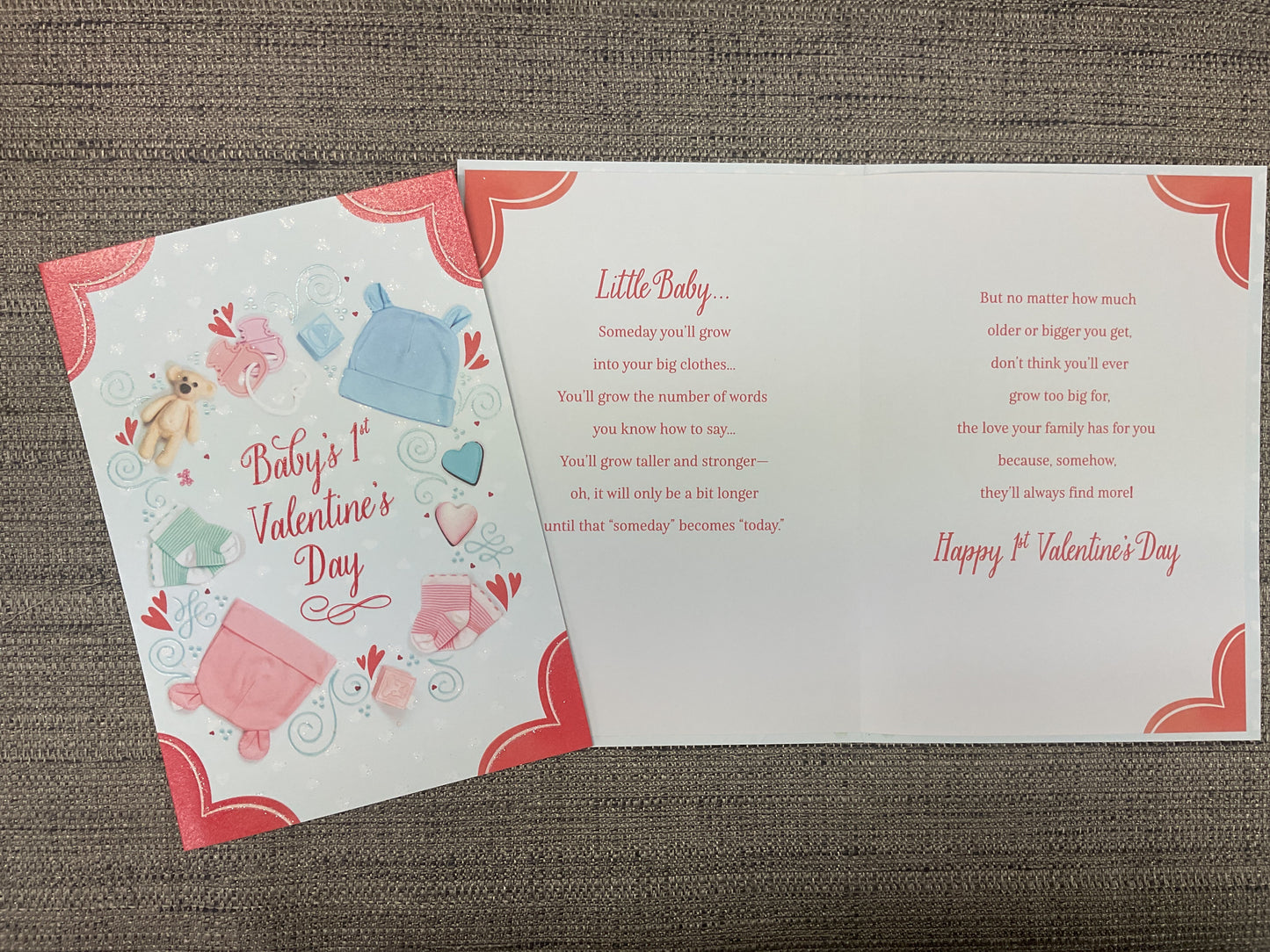 Baby’s 1st Valentine’s Day Card