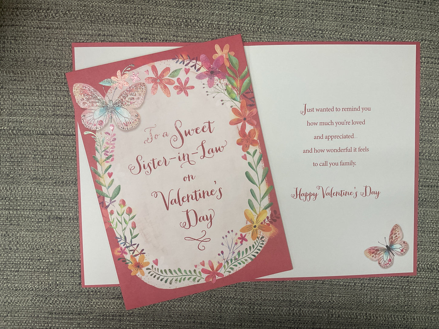 Sister-in-Law - Valentine’s Day Card