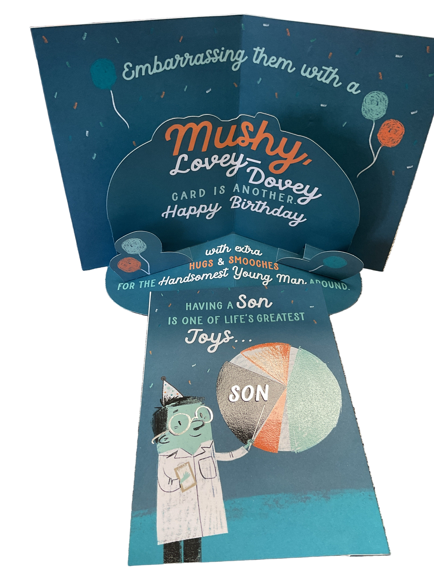 Son Birthday Card - Pop-up