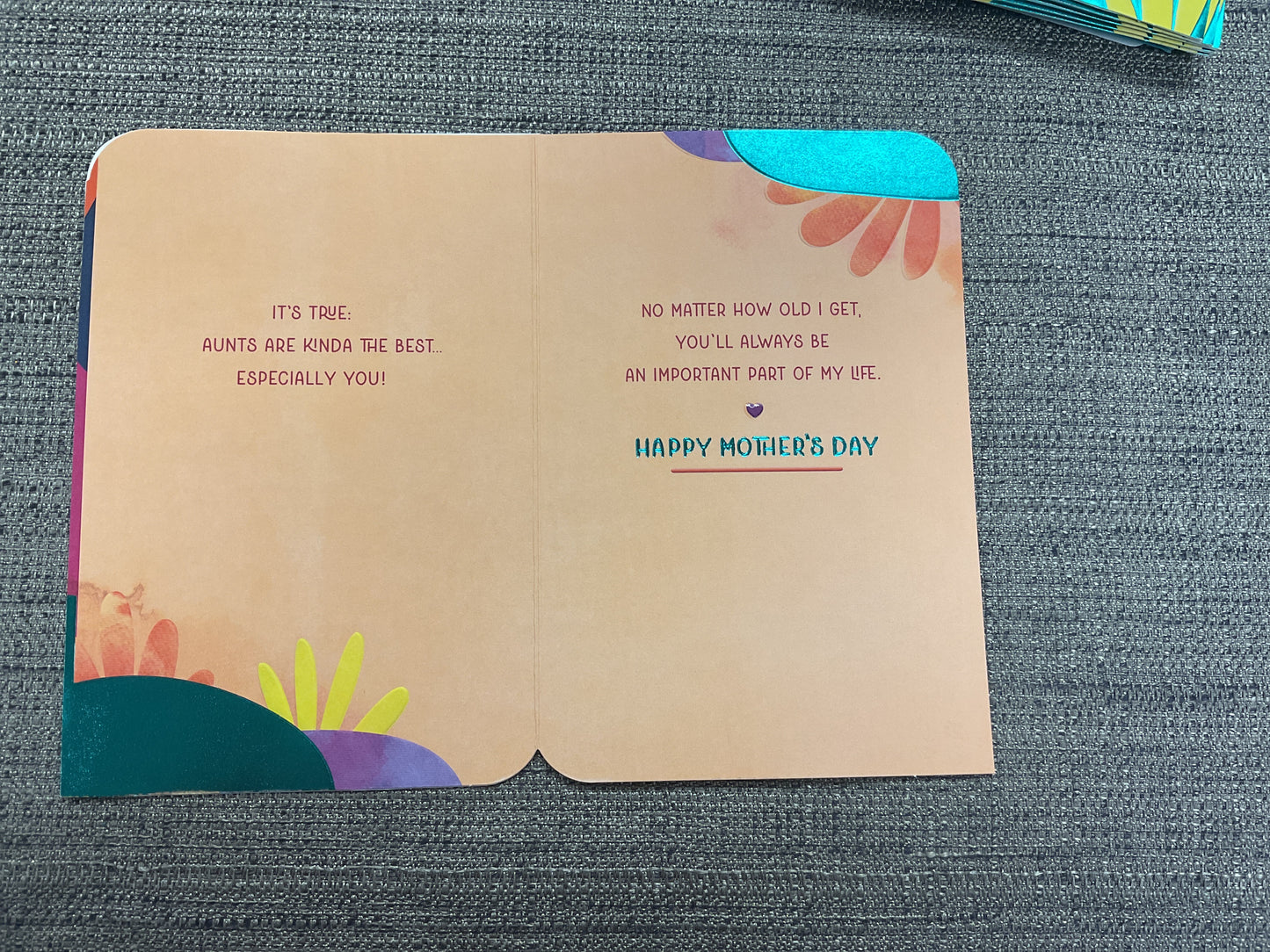 Aunt - Mother’s Day card
