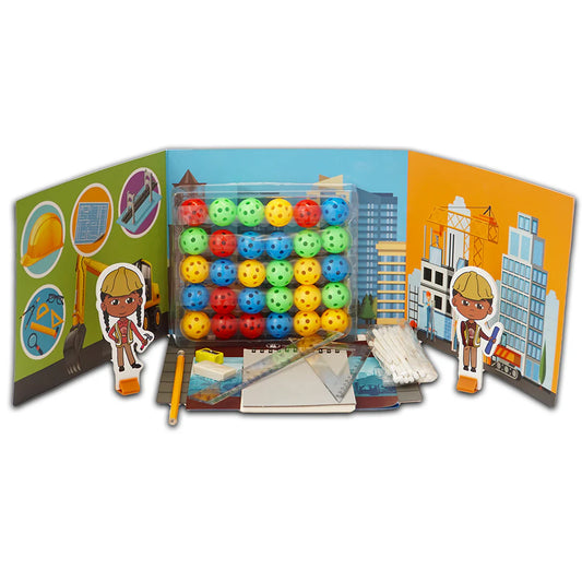 Architecture and Engineering STEAM Kit Brown Toy Box