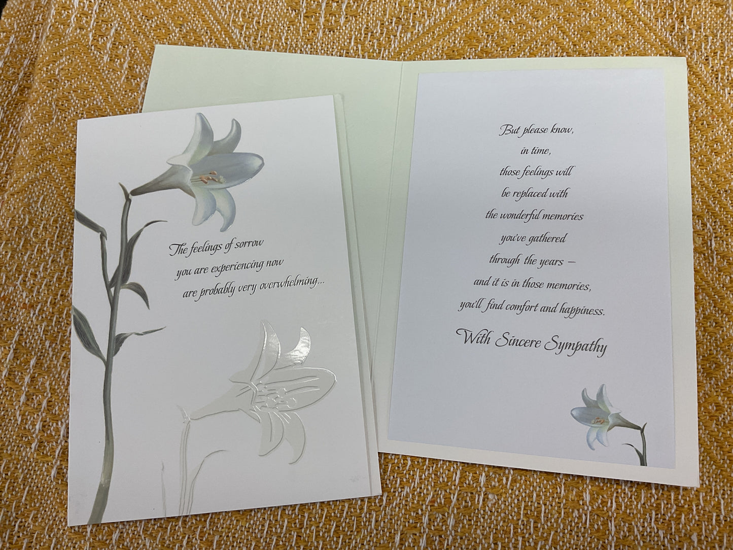 Sympathy card