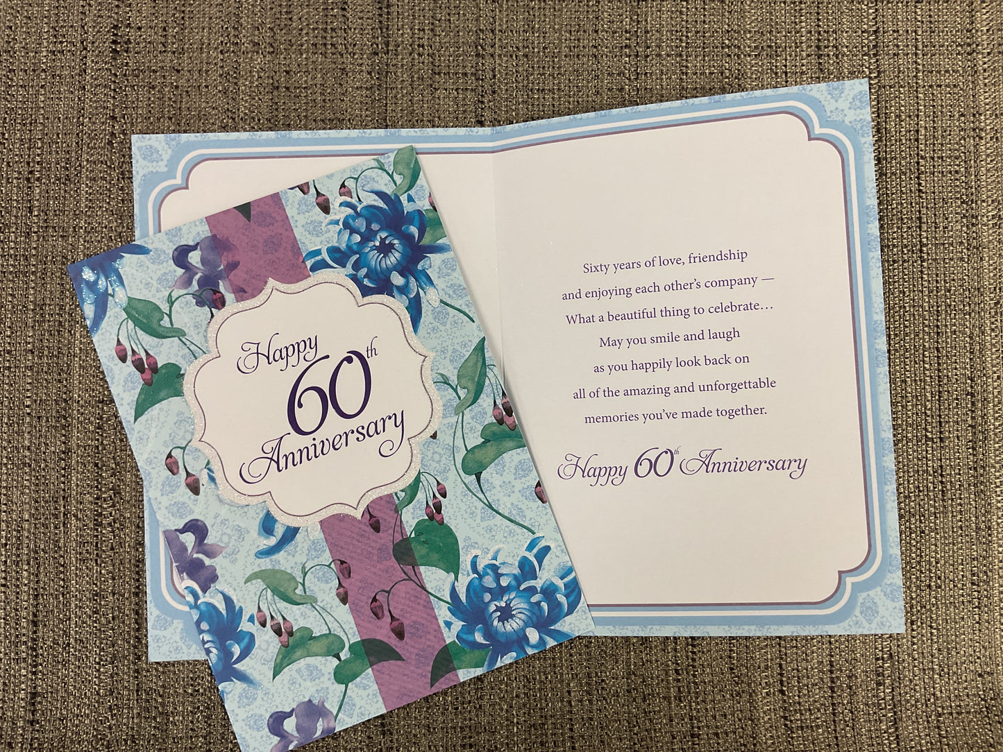 60th Anniversary Card