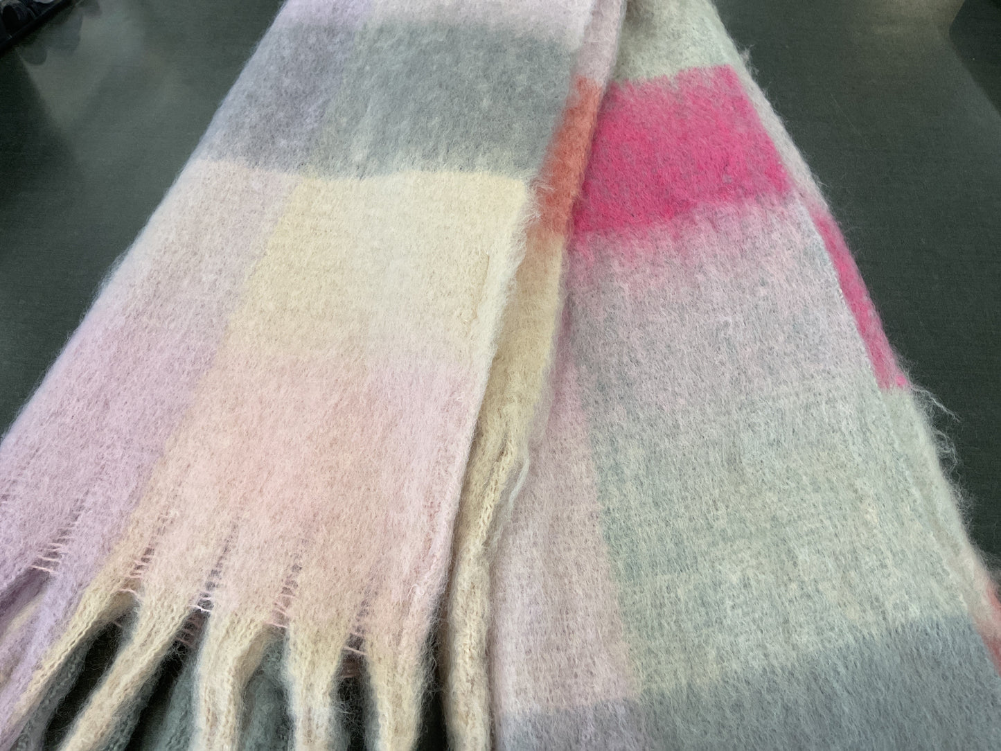 Cozy Brushed Plaid Scarf