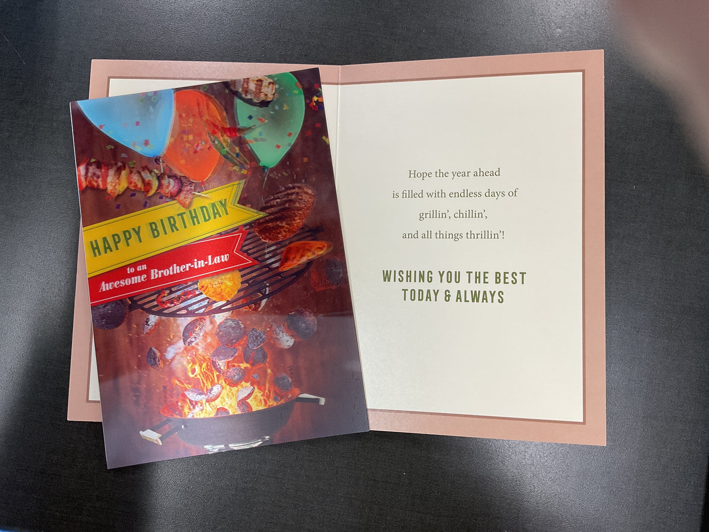 Brother-in-Law Birthday Card 3D