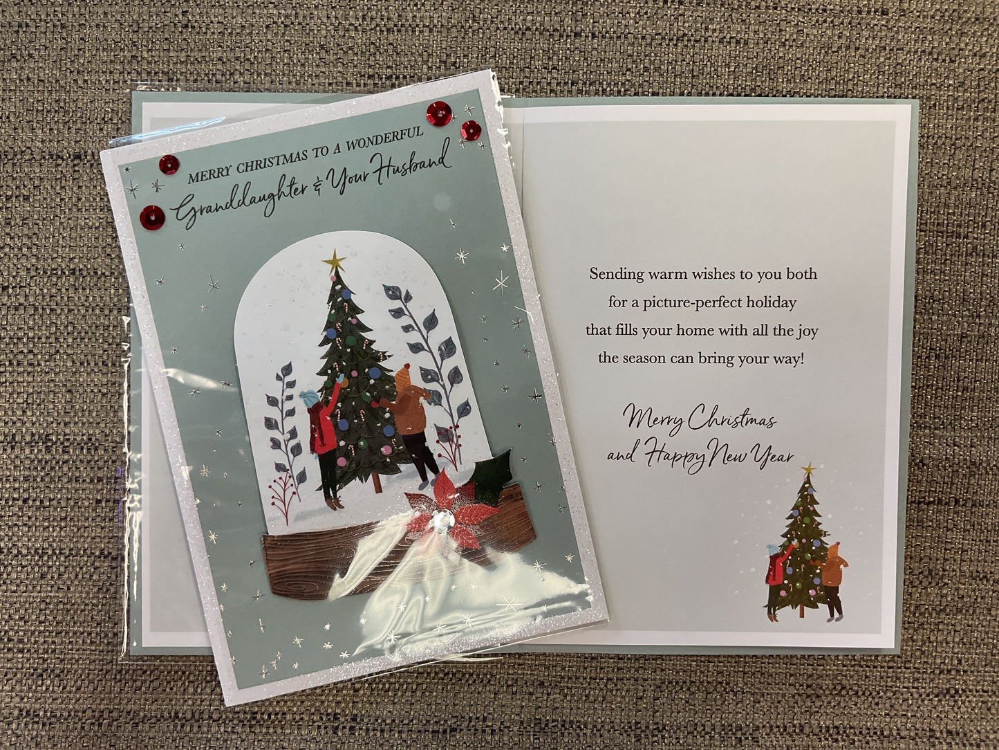 Granddaughter & Husband Christmas Card