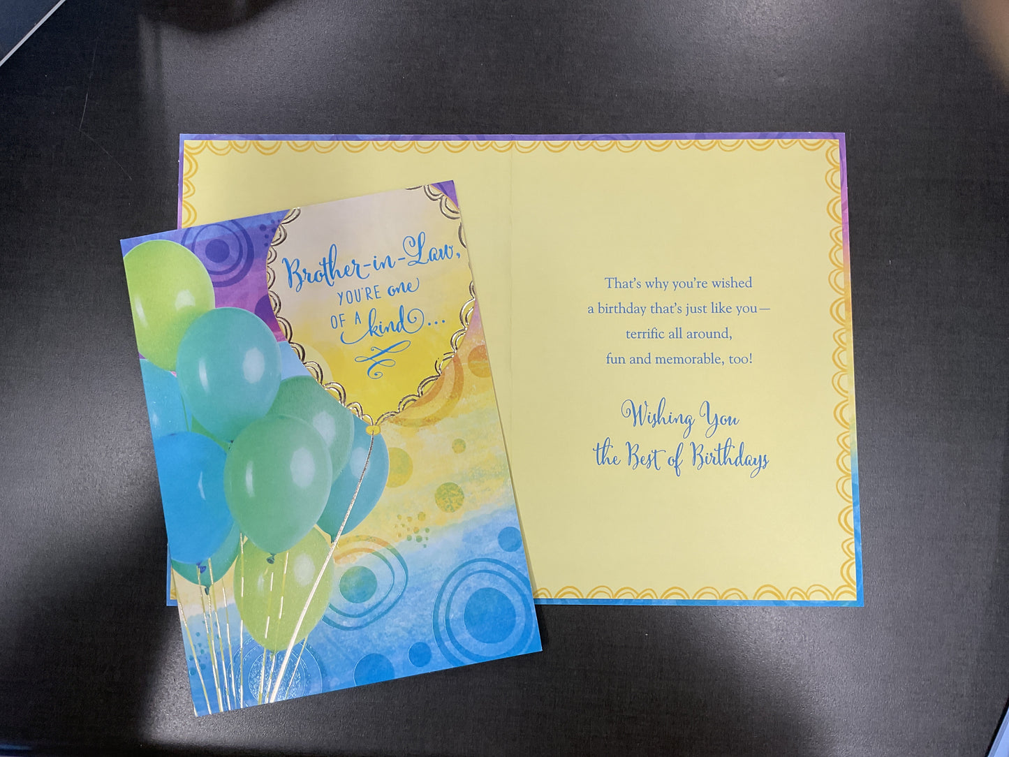 Brother-in-Law Birthday Card