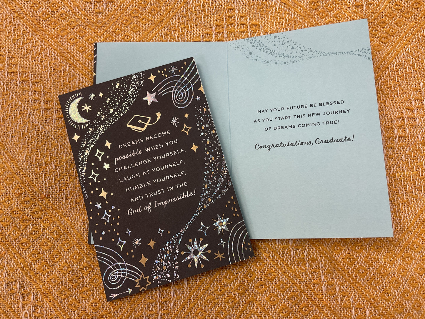 Religious graduation card