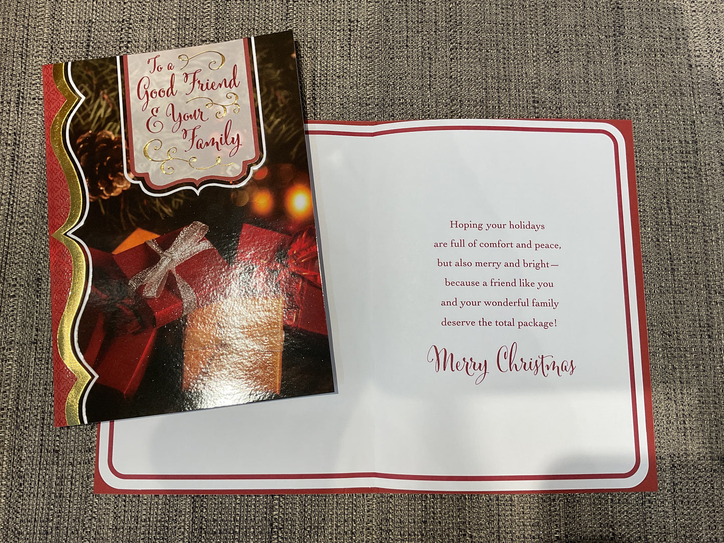 Christmas Card for Friend & Family