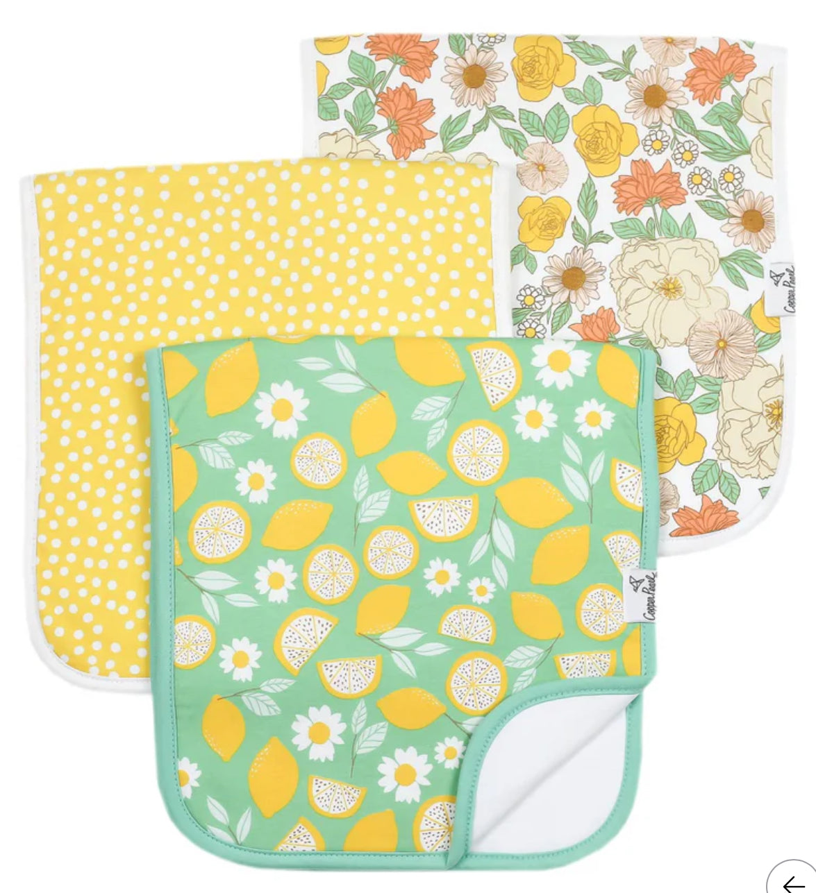 Copper Pearl Premium Burp Cloths