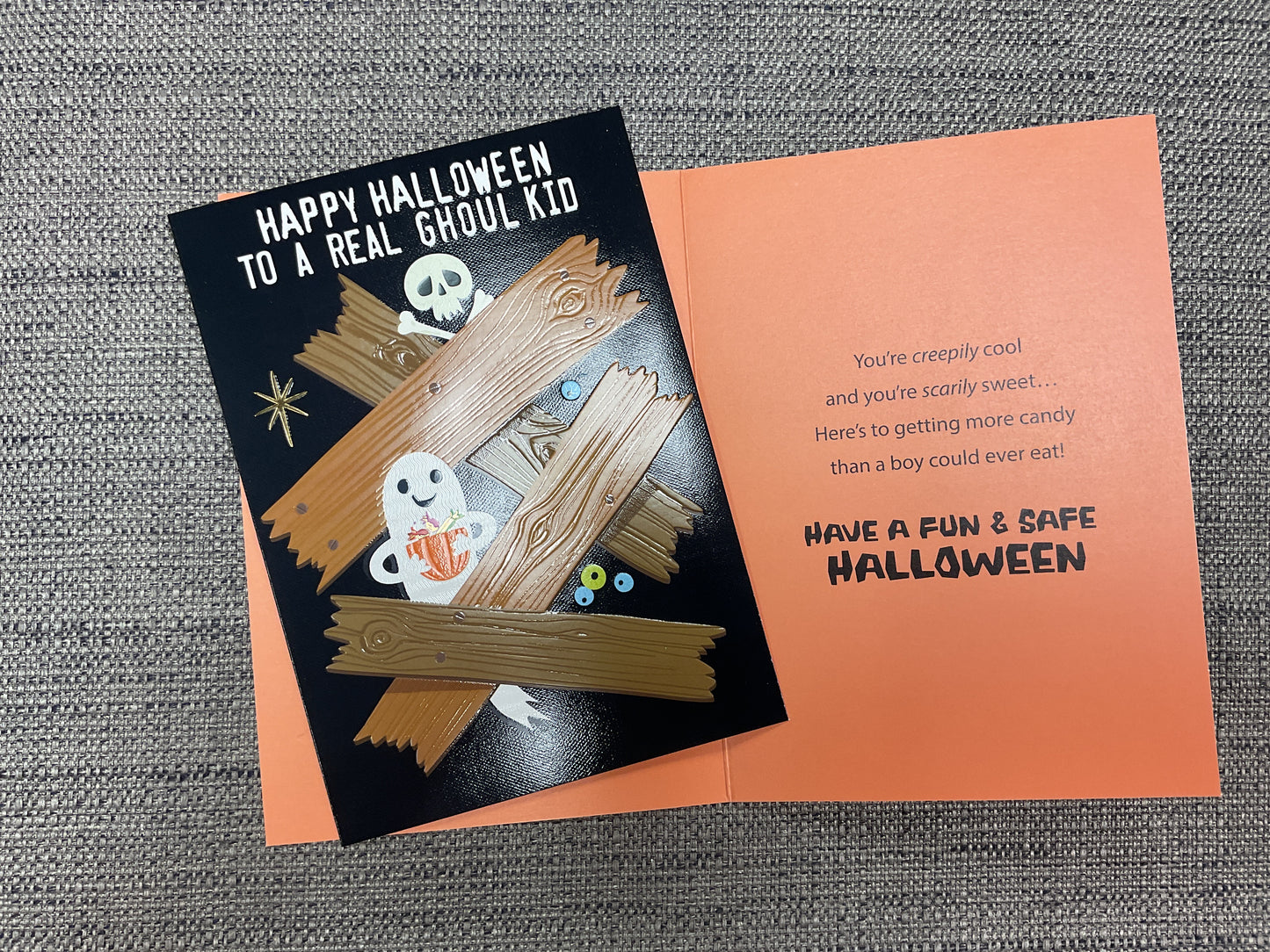 Happy Halloween to a Real Ghoul Kid - Boy Halloween Card