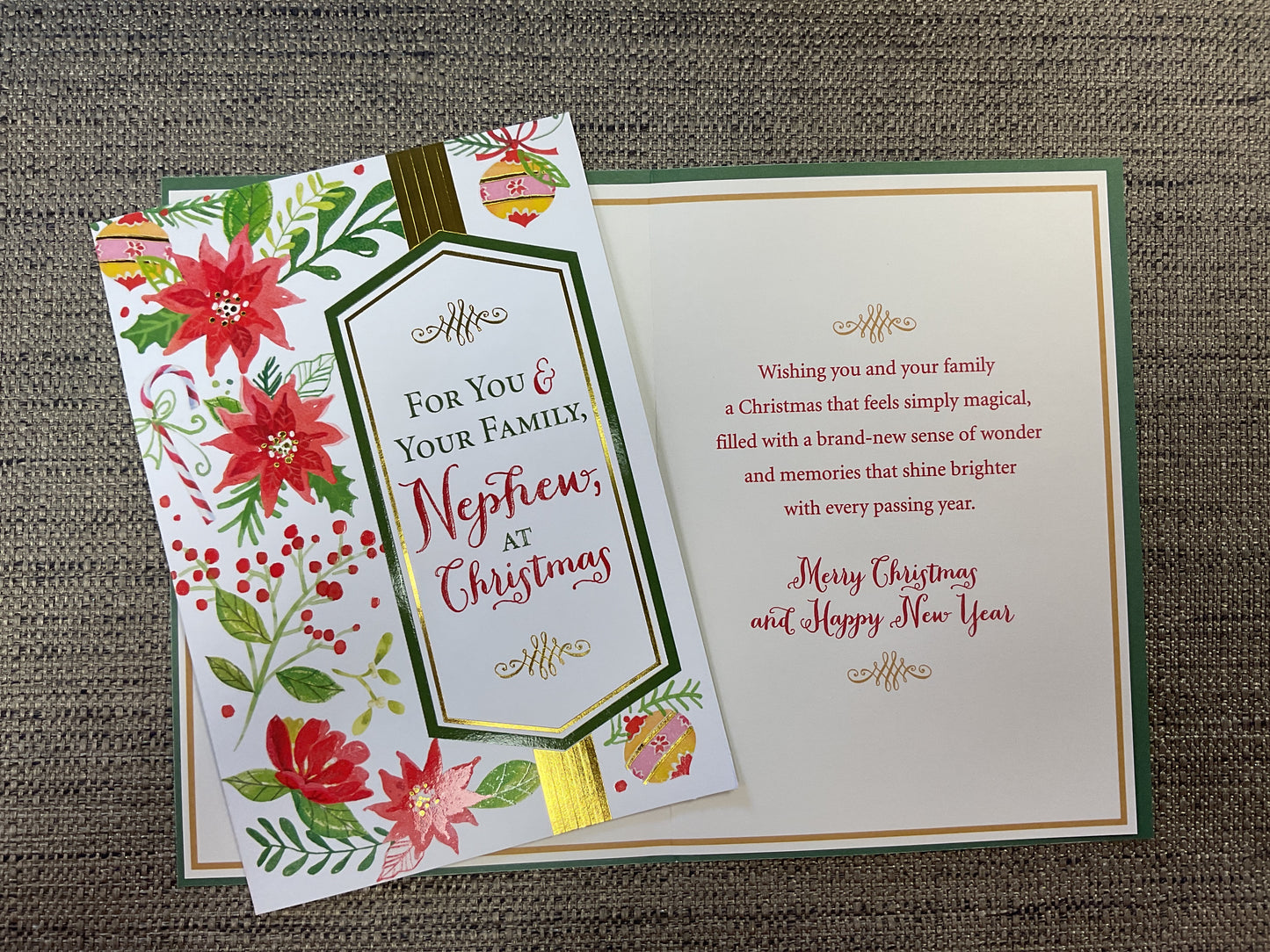 Nephew & Family Christmas Card