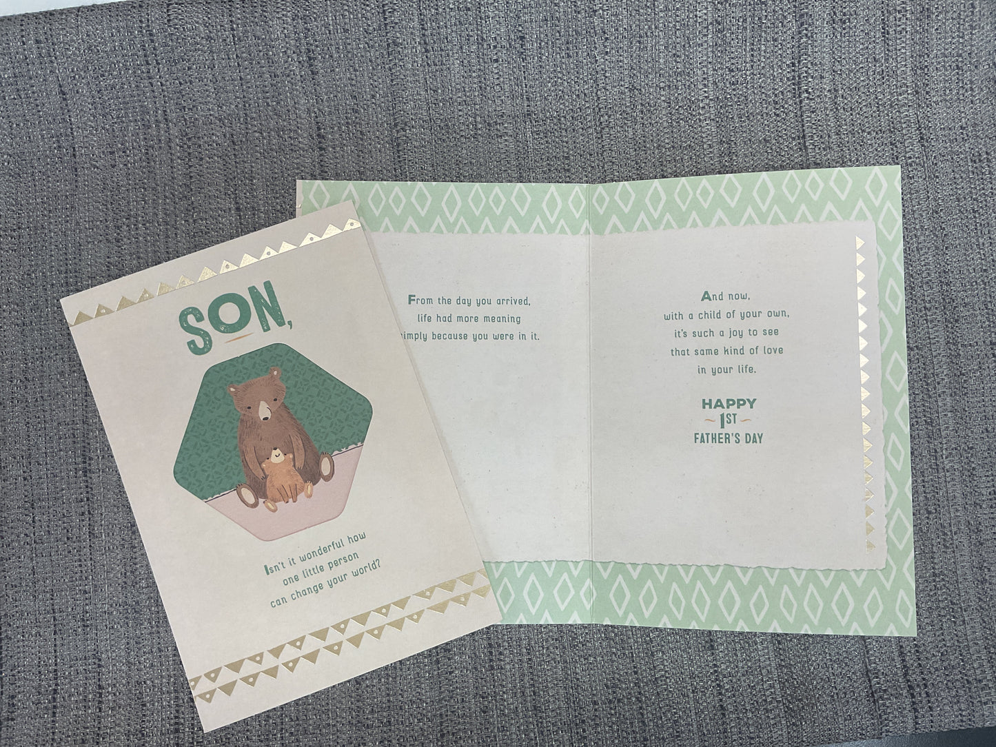 Son’s 1st - Father’s Day Card