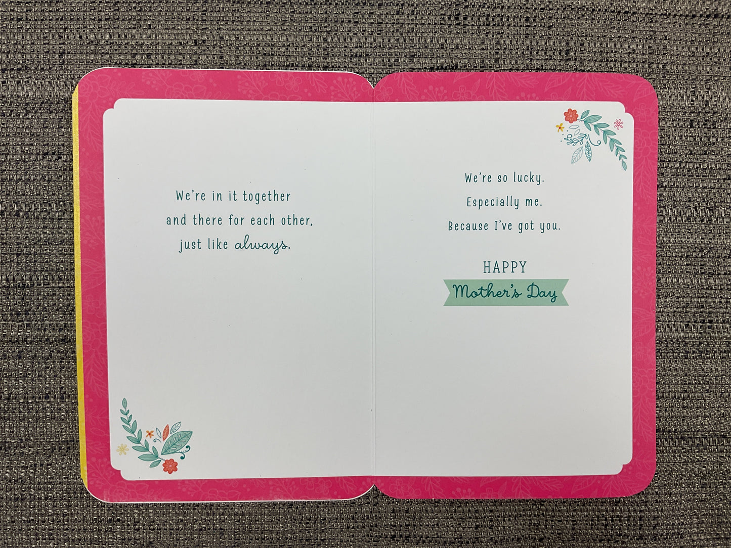 Sister- Mother’s Day