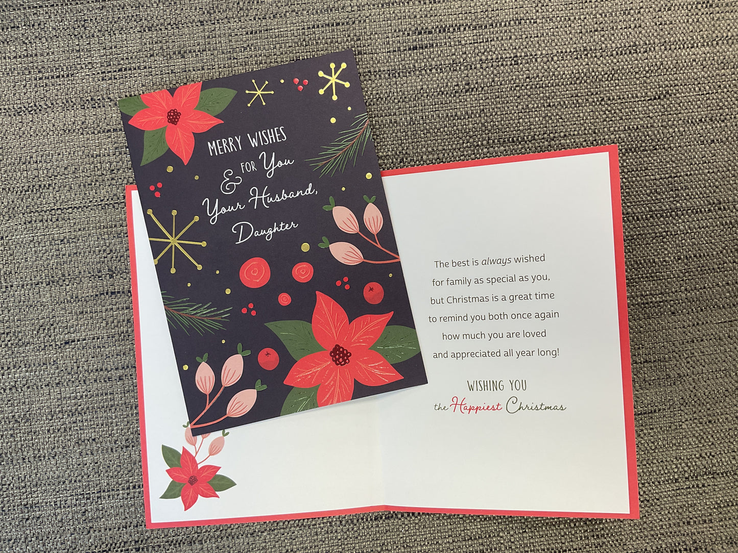 Daughter & Husband Christmas Card