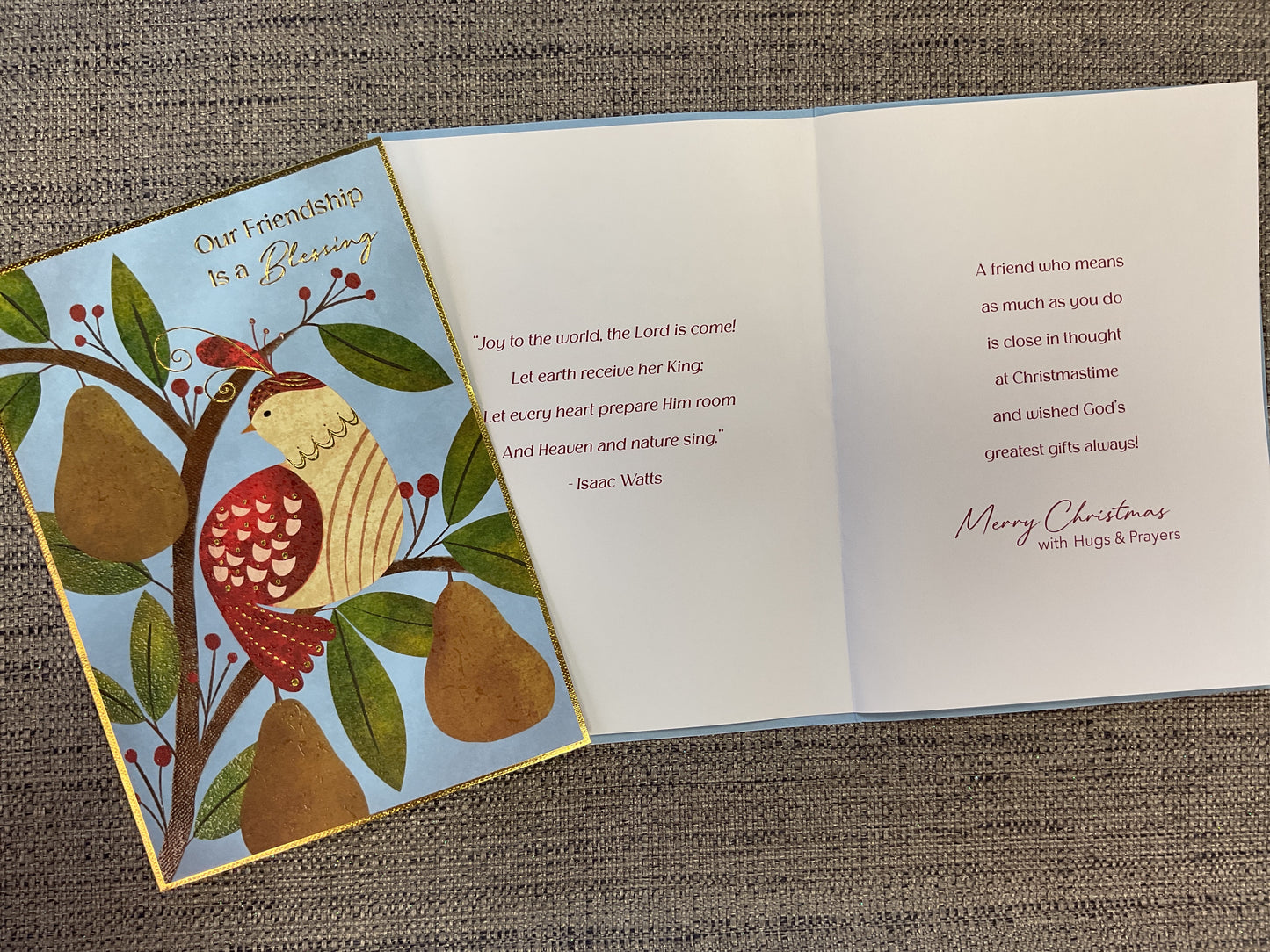 Friend Religious Christmas Card
