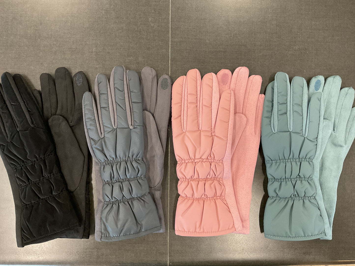 Matte Puffer Gloves
