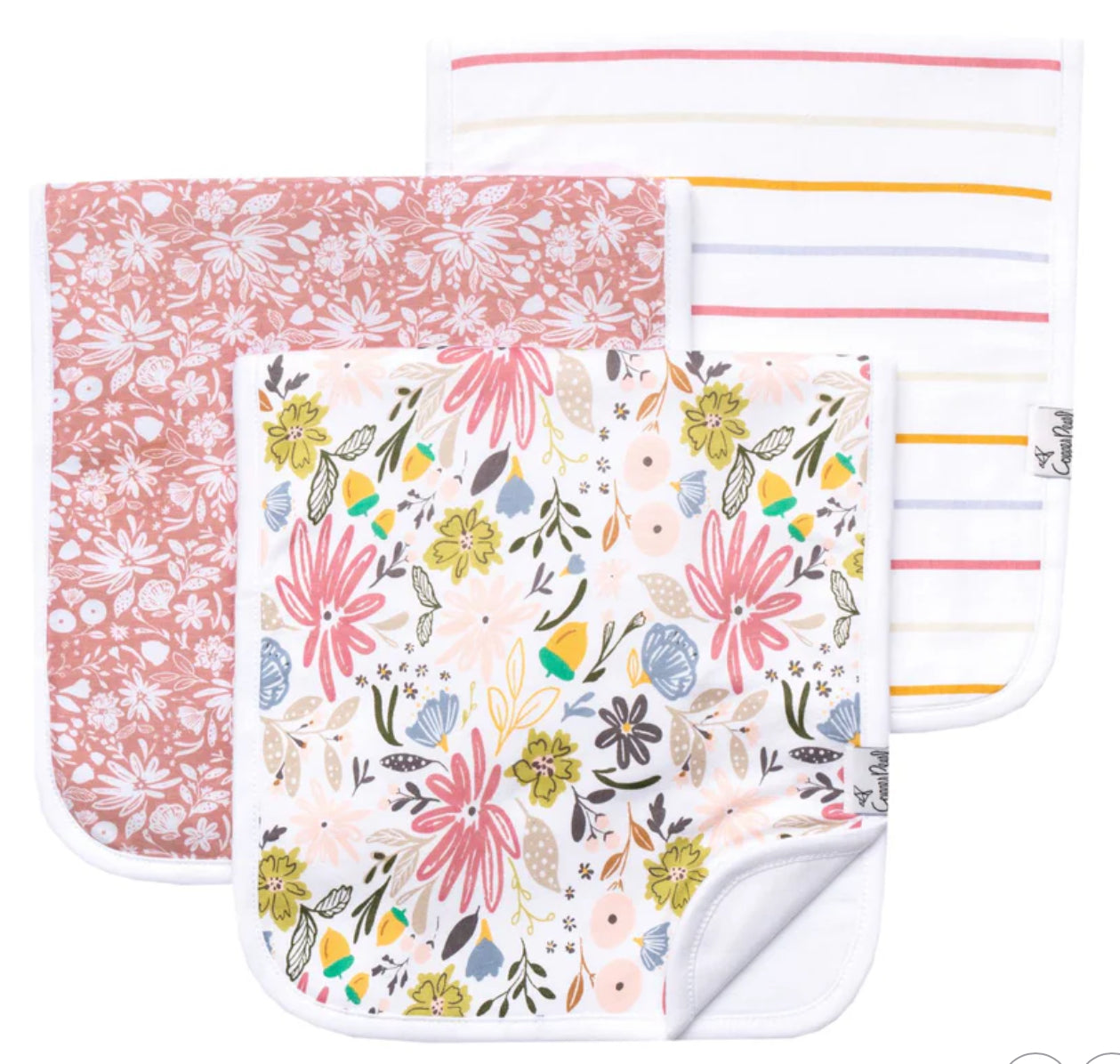 Copper Pearl Premium Burp Cloths
