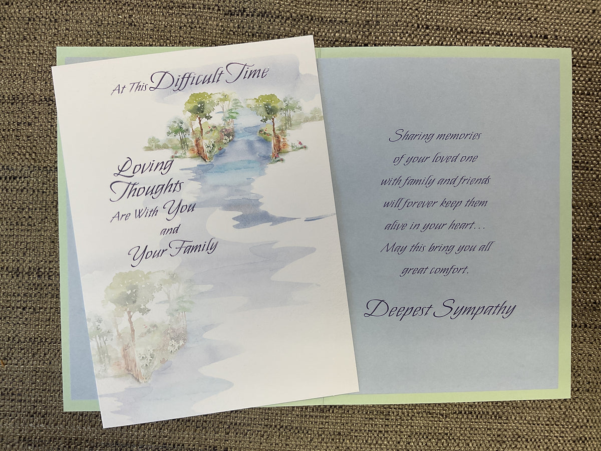 You & Your Family Sympathy Card