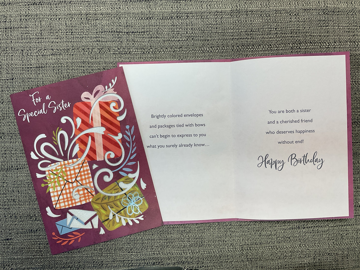Sister Birthday Card