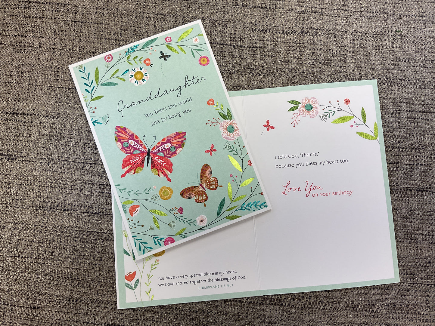 Granddaughter Religious Birthday Card