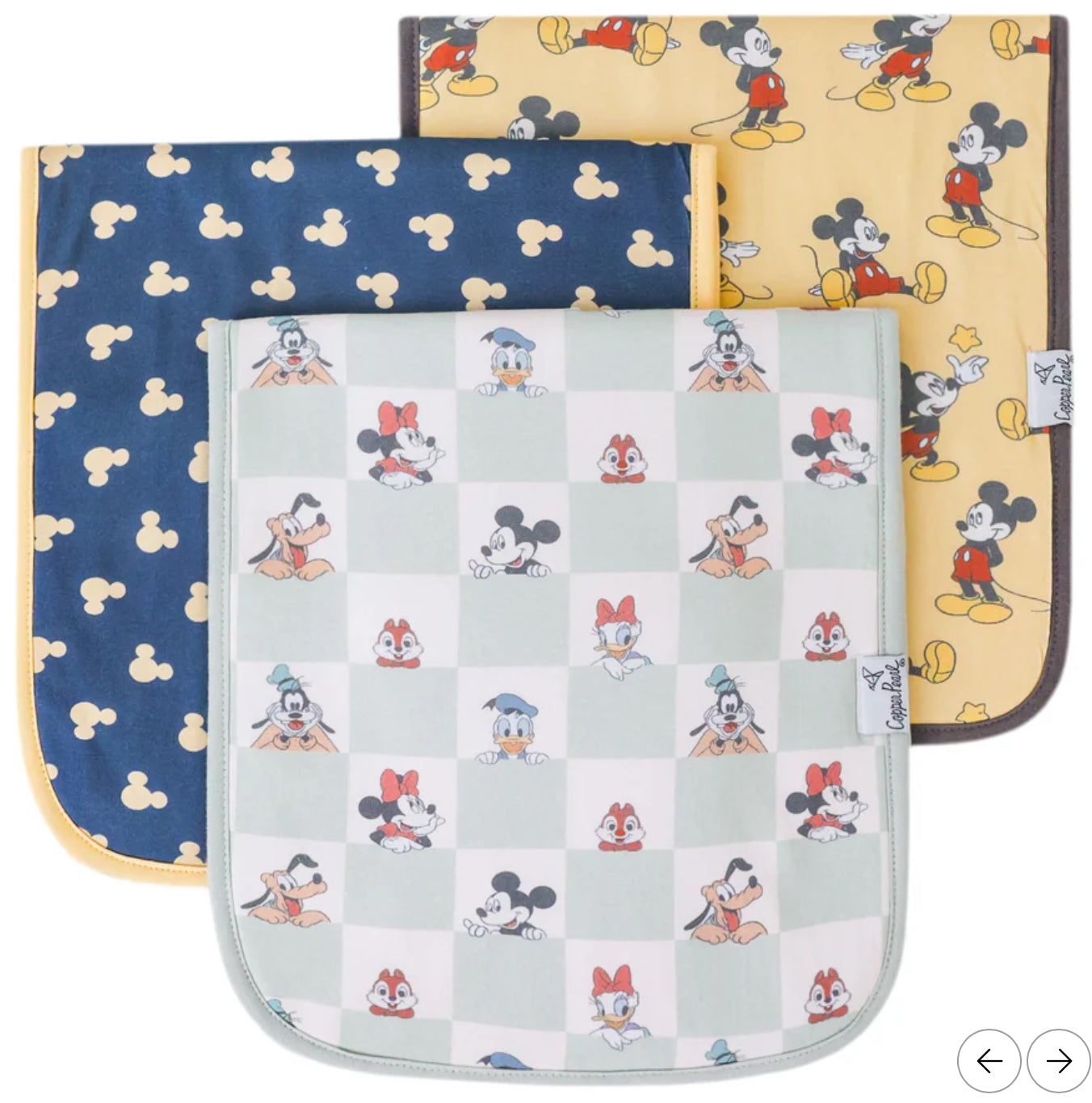 Copper Pearl Premium Burp Cloths