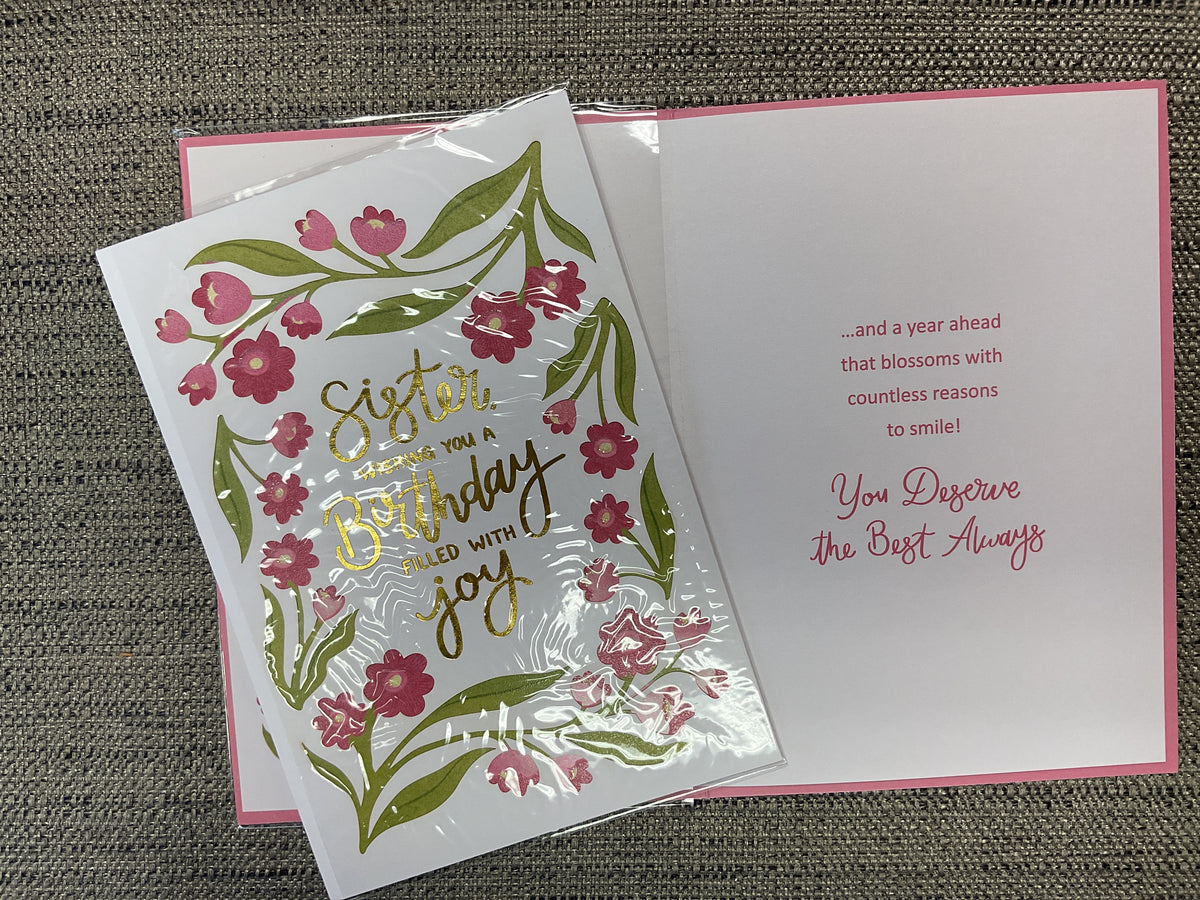 Sister Birthday Card