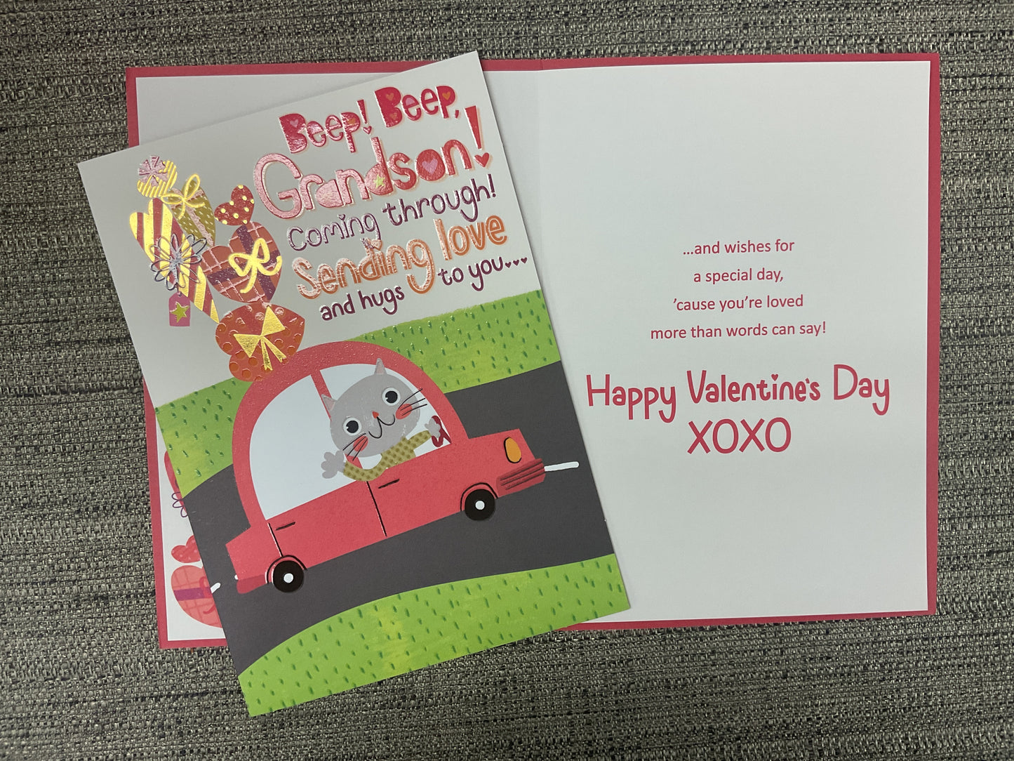 Young Grandson - Valentine’s Day Card